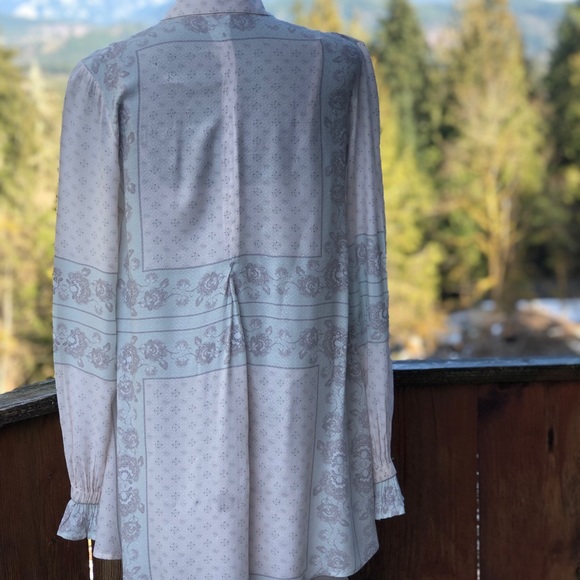 Cream and baby blue FP tunic - Picture 6 of 7